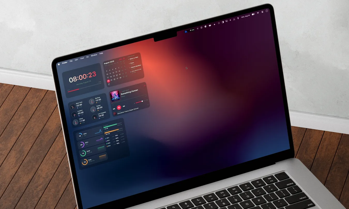 تحول ویجت‌های macOS با BetterMacWidgets؛ تجربه‌ای جدید برای دسکتاپ مک