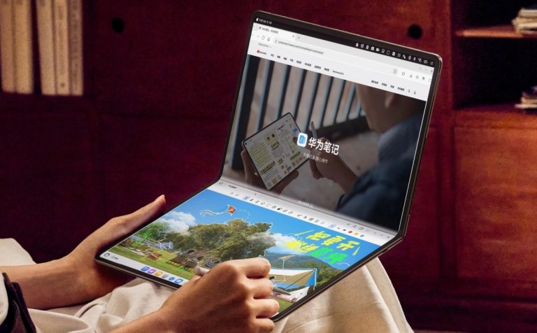 هواوی از MateBook Fold 2026 پرده برداشت؛ لپتاپ تاشو با تراشه قدرتمند Kirin X90 Plus