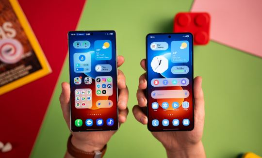 طراحی شیشه‌ای و جلوه‌های شفاف در One UI 9.5