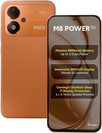 پوکو M8 Power معرفی شد؛ باتری ۸,۰۰۰ میلیآمپرساعتی و نمایشگر ۱۲۰ هرتزی AMOLED در یک گوشی اقتصادی