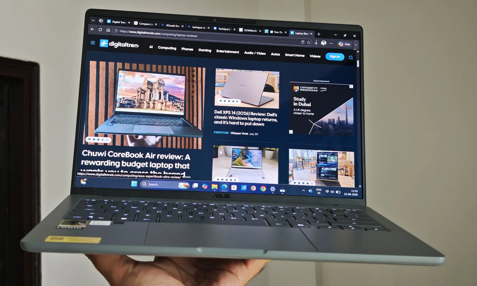 بررسی ASUS Zenbook A14؛ آیا سبکترین رقیب ویندوزی مکبوک ایر از راه رسیده است 1 بررسی ASUS Zenbook A14؛ اولترابوک سبکوزنی که میخواهد جای مکبوک ایر را در دنیای ویندوز بگیرد