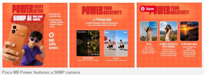 پوکو M8 Power معرفی شد؛ باتری ۸,۰۰۰ میلیآمپرساعتی و نمایشگر ۱۲۰ هرتزی AMOLED در یک گوشی اقتصادی 4 چهار نسخه اندروید و شش سال آپدیت امنیتی