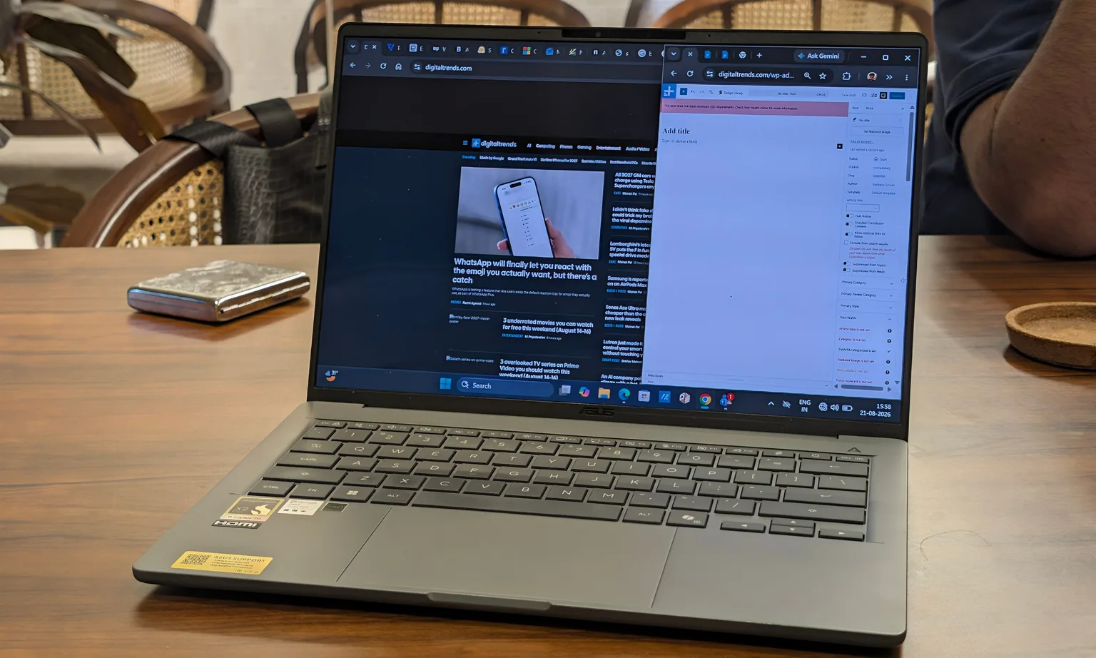 بررسی ASUS Zenbook A14؛ آیا سبکترین رقیب ویندوزی مکبوک ایر از راه رسیده است 3 مشخصات فنی ASUS Zenbook A14