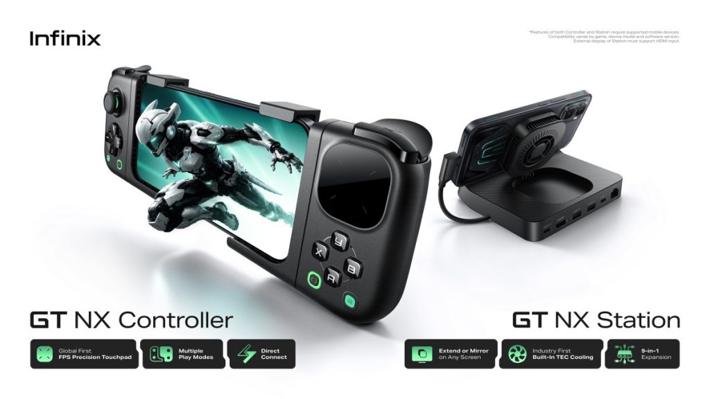 اینفینیکس از کنترلر و داک جدید GT NX برای تجربه حرفهایتر بازی با موبایل رونمایی کرد