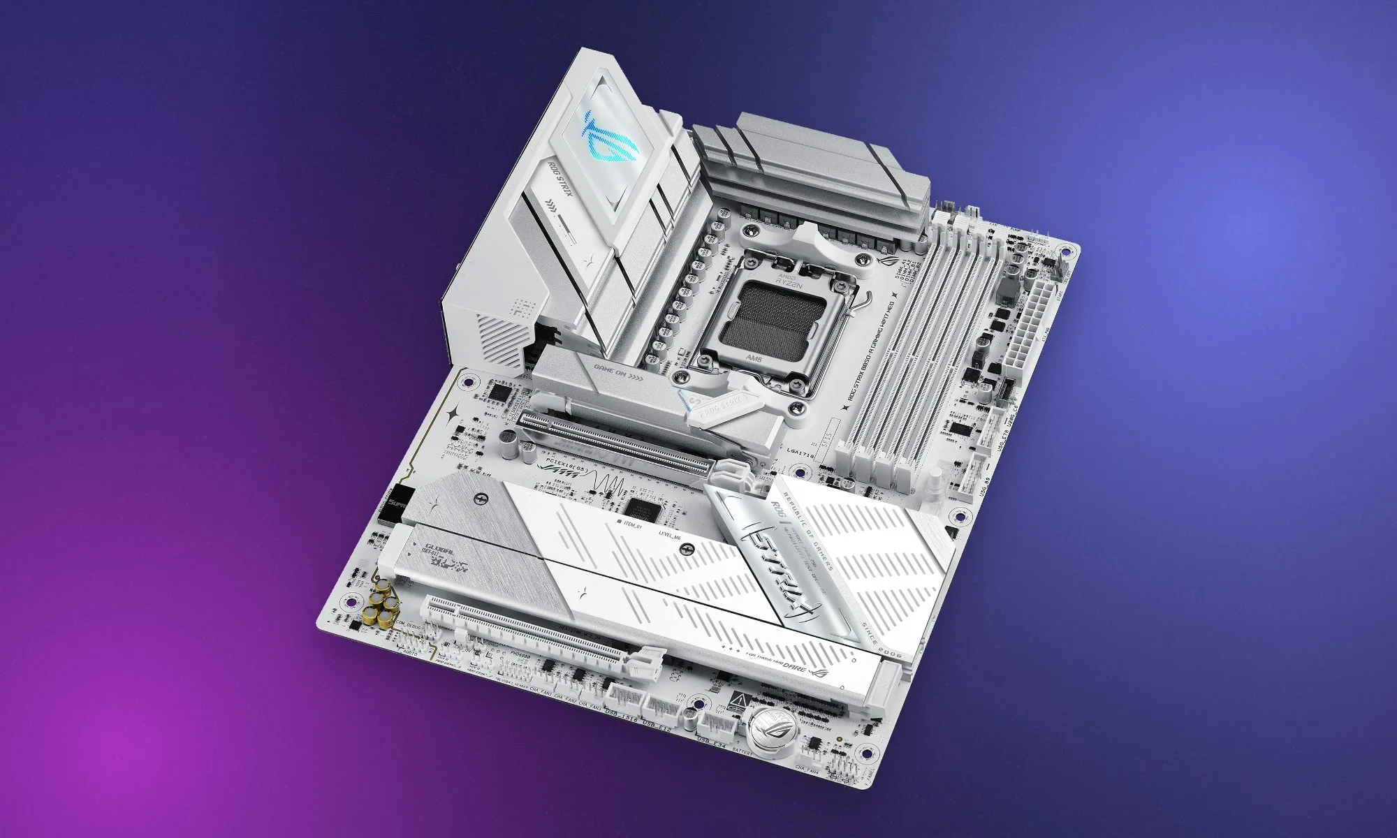 راهنمای خرید مادربرد B850 برای Ryzen 9000؛ ۵ مدل برتر بازار 2 ASUS ROG STRIX B850-F GAMING WIFI7 NEO؛ انتخاب حرفهایها