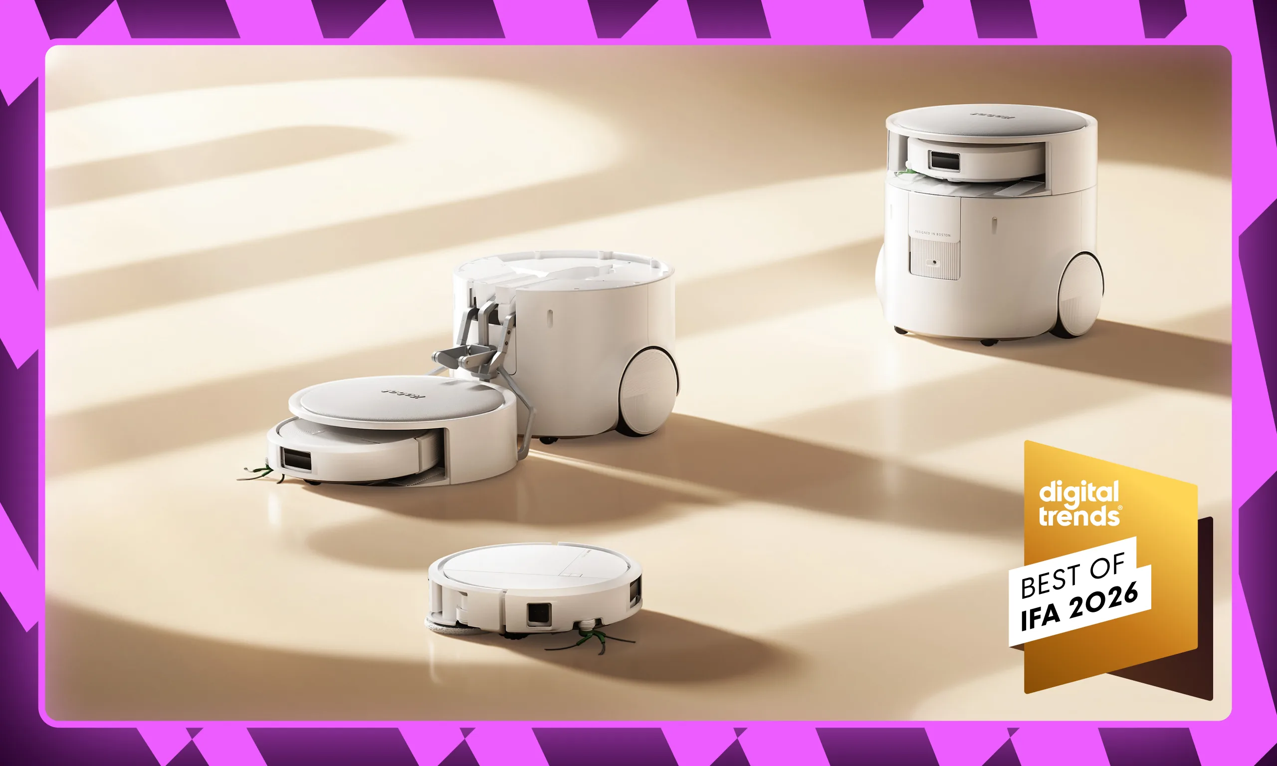جذابترین نوآوریهای IFA 2026؛ فناوریهایی که نگاهها را خیره کردند 7 جاروبرقی روباتیک iRobot Roomba Duo؛ روباتی که خودش یک روبات کوچکتر حمل میکند!