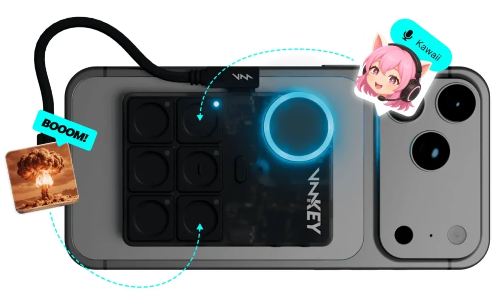 Voicemod Key Pocket معرفی شد؛ گجت جیبی برای تغییر صدا در گوشی و کنسول