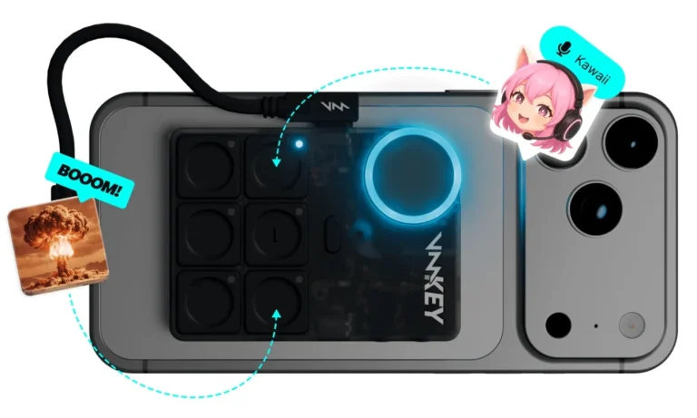 Voicemod Key Pocket معرفی شد؛ گجت جیبی برای تغییر صدا در گوشی و کنسول