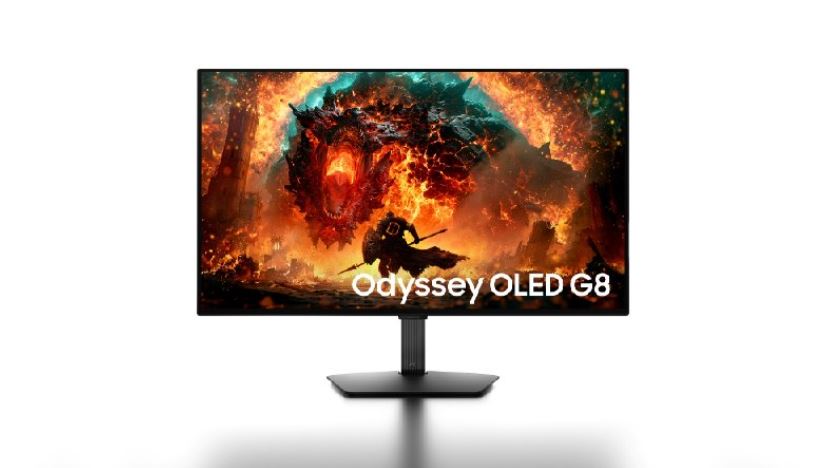 ۲. مانیتور Odyssey OLED G8 (مدل G80SJ)؛ کیفیت 4K با نرخ نوسازی متغیر