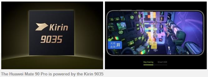 تراشه Kirin 9035 و حافظه تا یک ترابایت