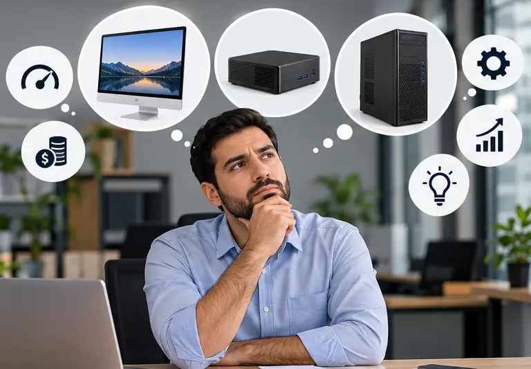 برای دفتر کار چه بخریم آل این وان مینی کامپیوتر یا کیس