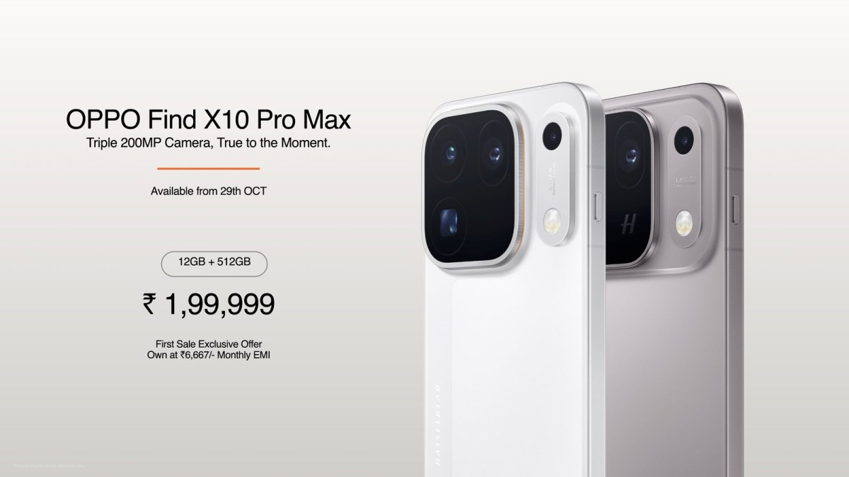 اوپو Find X10 و Find X10 Pro Max در هند معرفی شدند؛ قیمت و مشخصات فنی