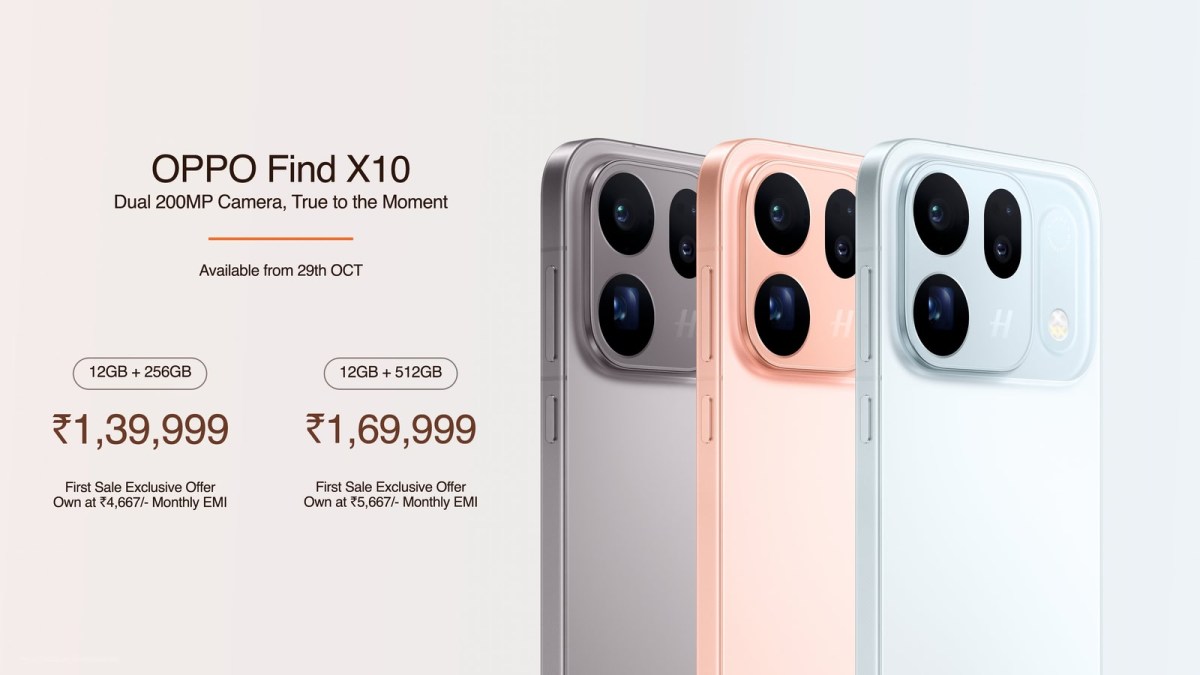 اوپو Find X10 و Find X10 Pro Max در هند معرفی شدند؛ قیمت و مشخصات فنی 1 قیمت و زمان عرضه اوپو Find X10 Pro Max در هند