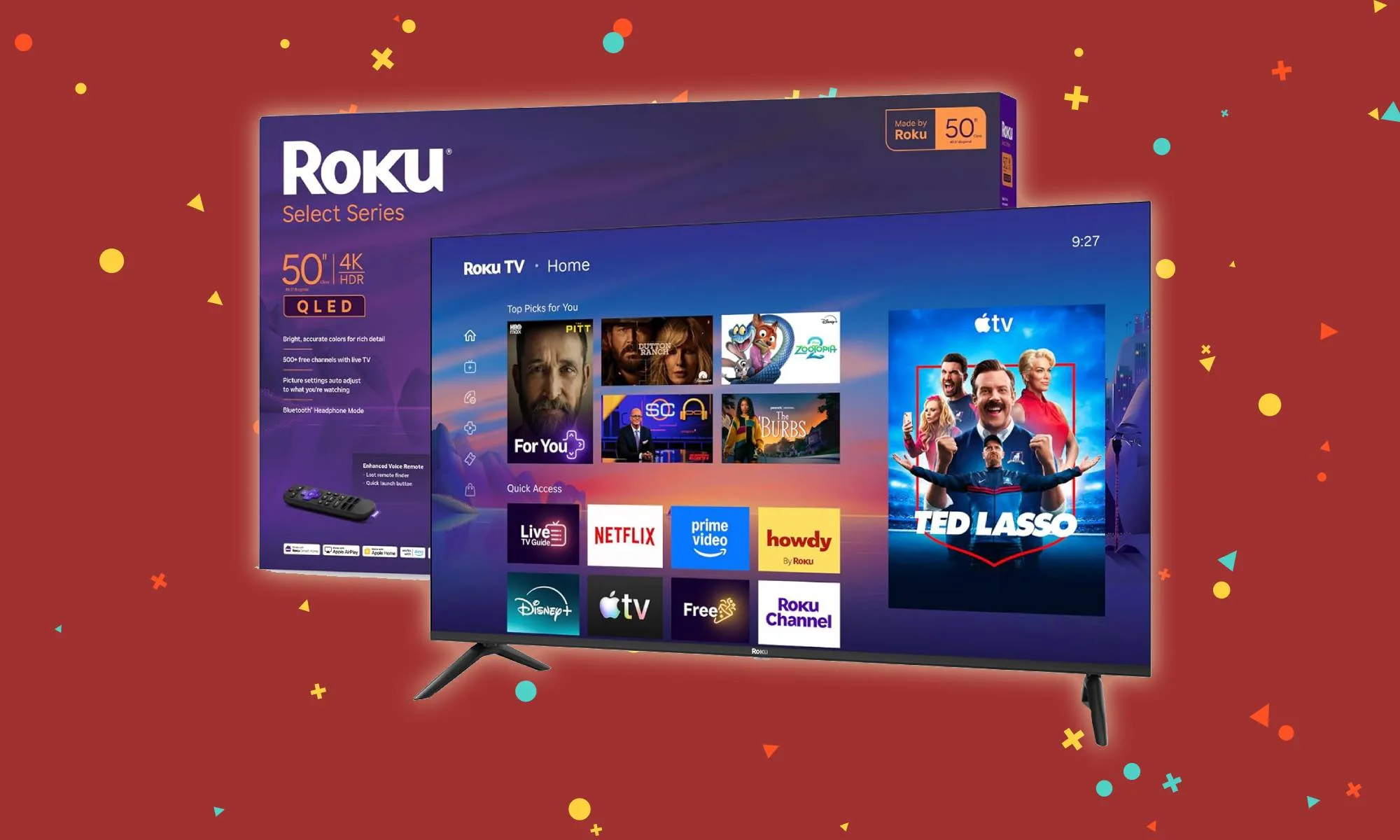 ۶ تلویزیون با تخفیف ویژه در Amazon Prime Big Deal Days که ارزش خرید دارند 6 تلویزیون هوشمند ۵۰ اینچی Roku Select Series؛ ۱۹۹٫۹۹ دلار با ۳۳ درصد تخفیف