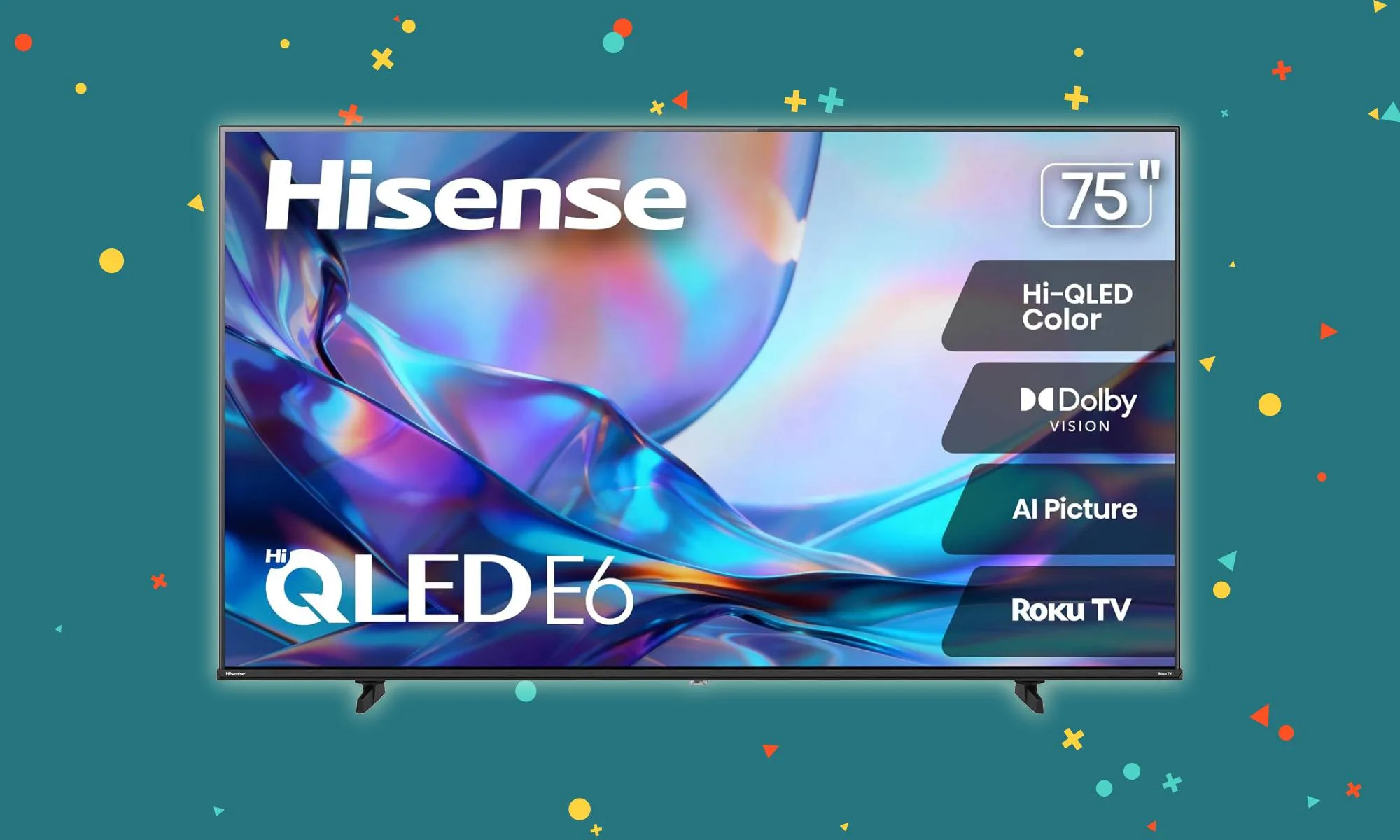 ۶ تلویزیون با تخفیف ویژه در Amazon Prime Big Deal Days که ارزش خرید دارند 4 تلویزیون ۷۵ اینچی Hisense E6SR Hi-QLED؛ ۴۹۹٫۹۹ دلار با ۳۳ درصد تخفیف