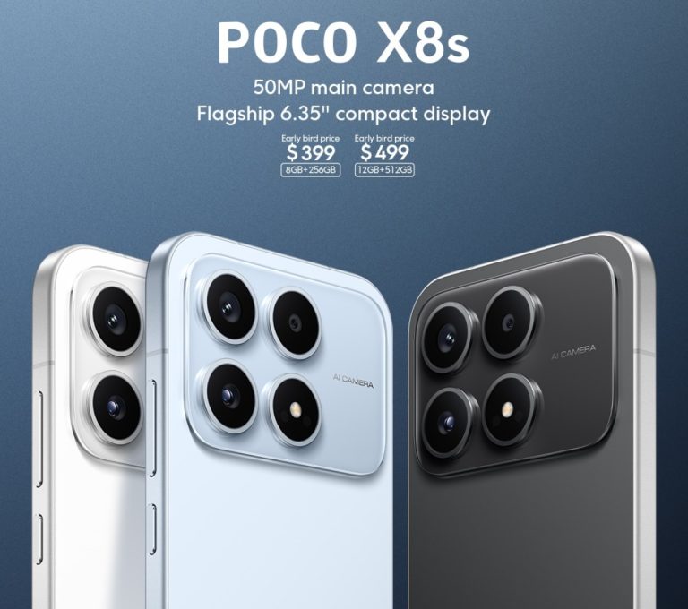 پوکو X8s معرفی شد؛ نمایشگر ۶.۳۵ اینچی OLED و اسنپدراگون ۷ نسل ۴