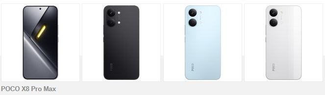 قیمت سری POCO X8 Pro در جشنواره فروش هند